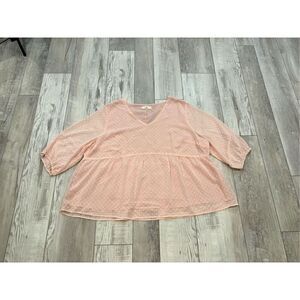 Agnes Orinda beautiful plus size blouse size 4X